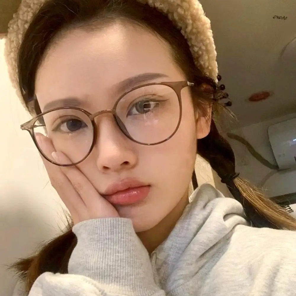 Женские винтажные овальные очки с защитой от синего света прозрачные компьютера