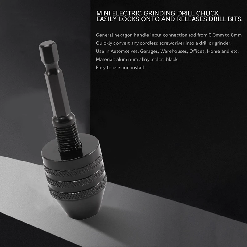 Ударный патрон для дрели 0 3-8 мм 1/4 дюйма