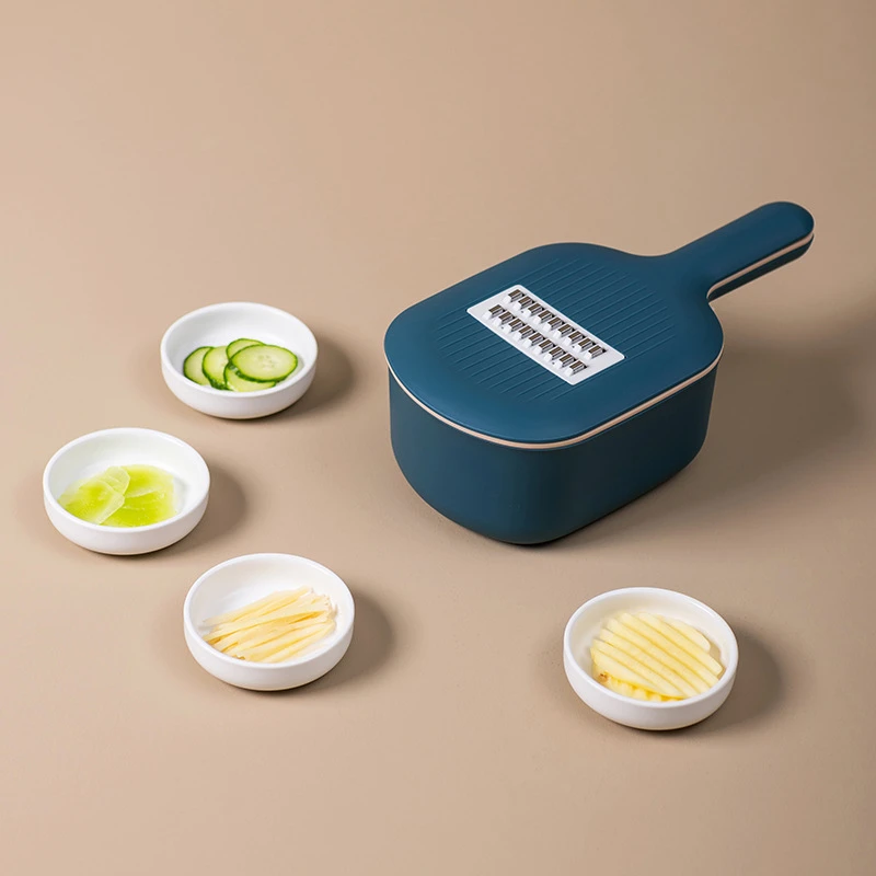 

4 Color Multi-Function Vegetable Chopper Carrots Potatoes Grater Cut Shred for Kitchen Tool Convenience Garlic Press Gadgets Hot