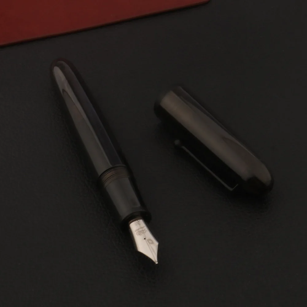 

JinHao 9019 Dadao Акриловая перьевая ручка прозрачная черная 40 мм