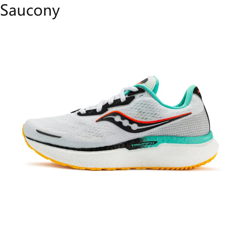 Saucony Classic Triumph 19 Men Shock Absorption Popcorn Outsole Casual Running Shoes Women Runner Jogging Lightweight Sneakers