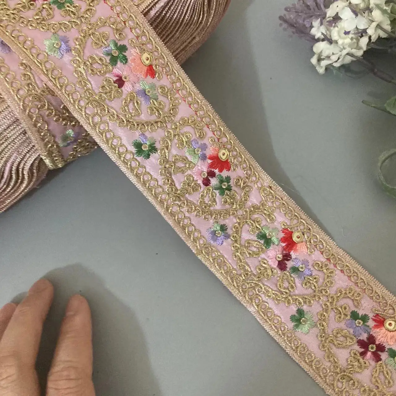 Винтажная этническая лента YUMMY 5см