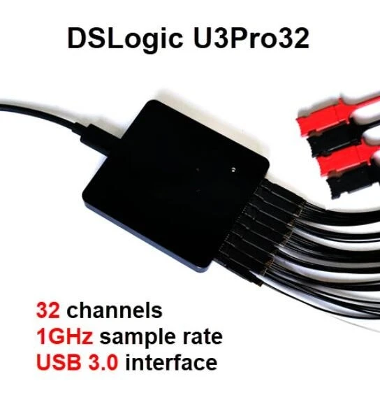 Фото Логический USB-анализатор U3Pro32 со скоростью дискретизации 1 ГГц, память 2 Гбит, интерфейс USB 3.0, 32 канала №3