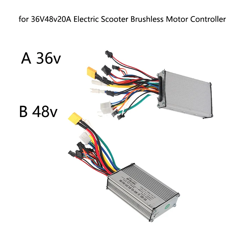 

Контроллер бесщеточного электродвигателя Shilop 36V6 Pin 48v6 Pin для электрического скутера 36V48v20A