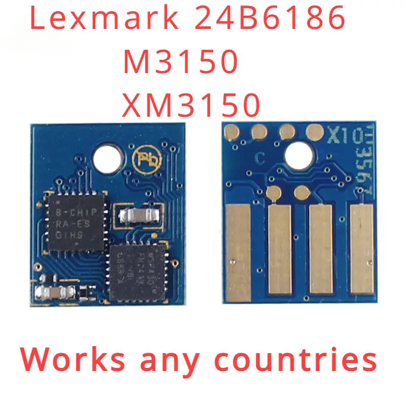 Тонер-чип для заправки принтера Lexmark 24B6186 M3150 XM3150 (16 000 страниц)