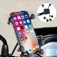 univerola motorcycle phone mount cell smartphone holder for rearview mirror with metal 360 rotate holder for gps moto supports
