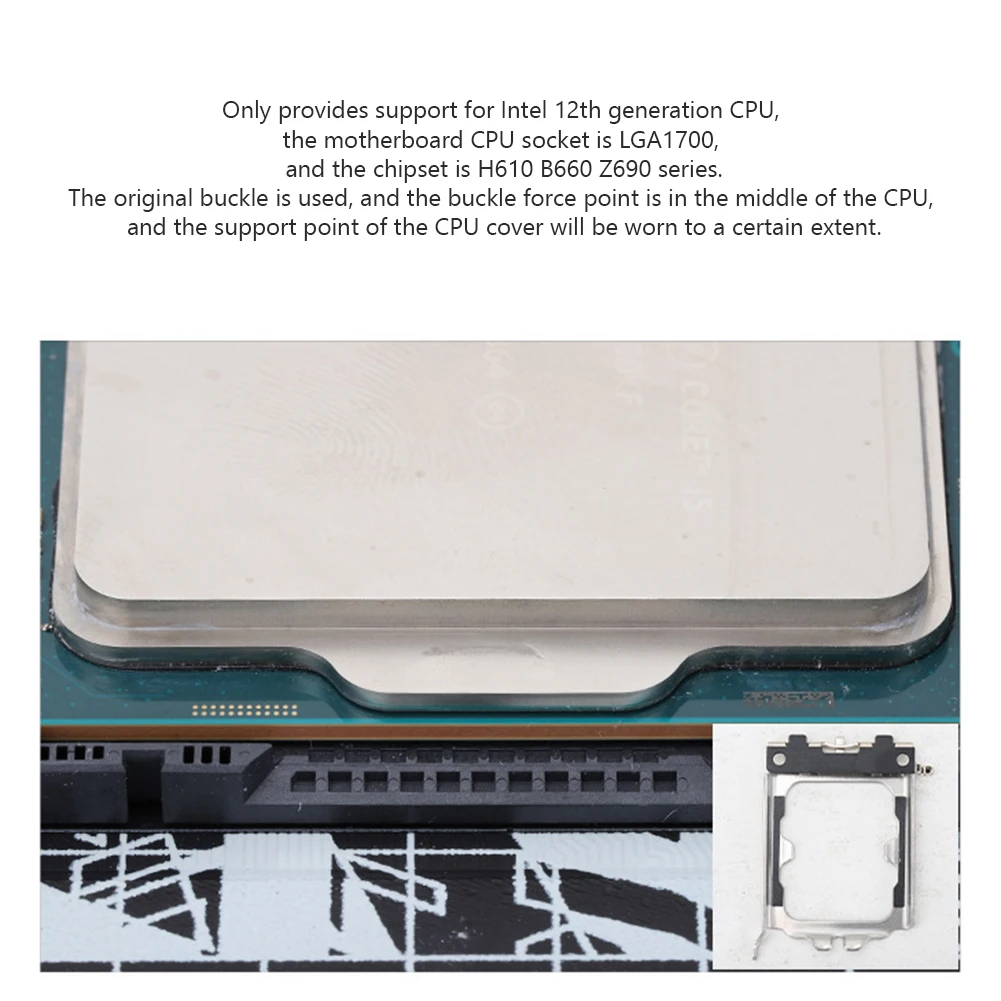 Thermalright LGA1700-BCF Gen 12 Коррекция изгиба процессора Фиксированная пряжка Алюминиевый