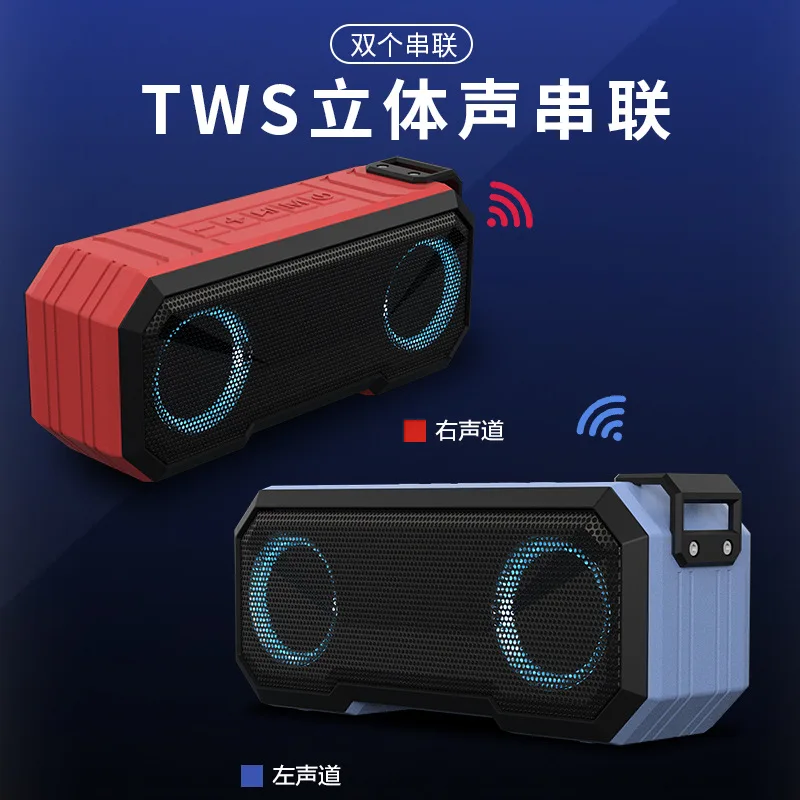 

456945960349 New Croshgs-border X8 TWasS Bluetooth speakher IPX7 waterproof lsaght belt chharging bank dual spseakers