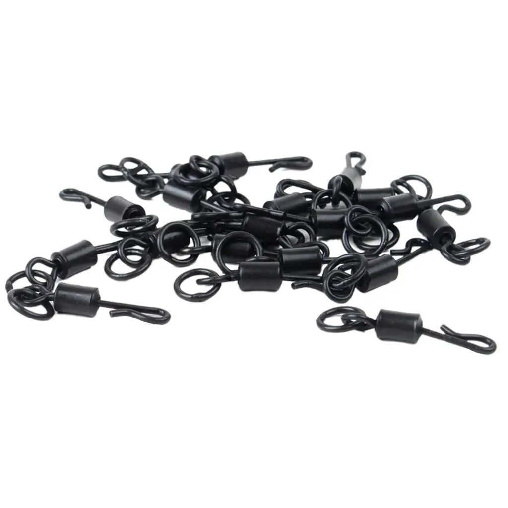 

50 шт. рыболовный Вертлюг для карпа/Поворотный колпачок с разъемом для рыболовной снасти