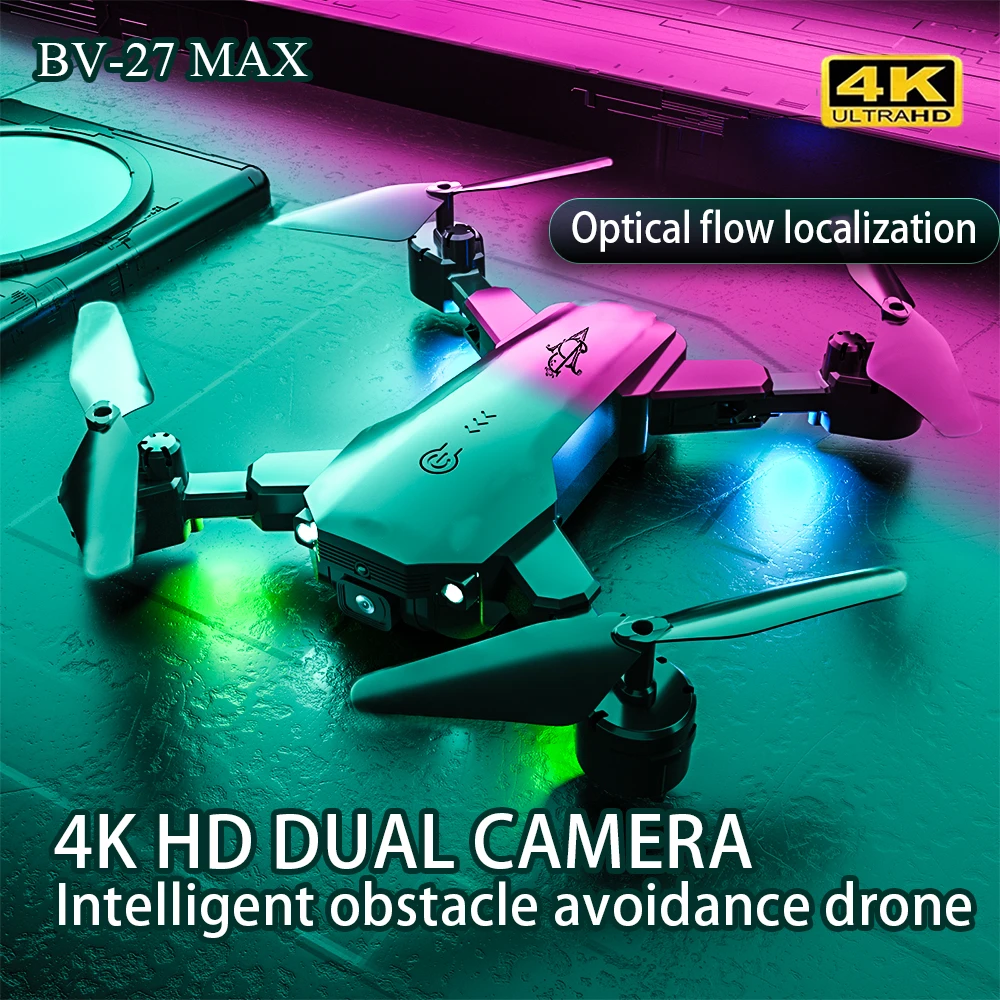 Dron Profesional 4k con cámara Dual HD, cuadricóptero con infrarrojos Fpv, para...