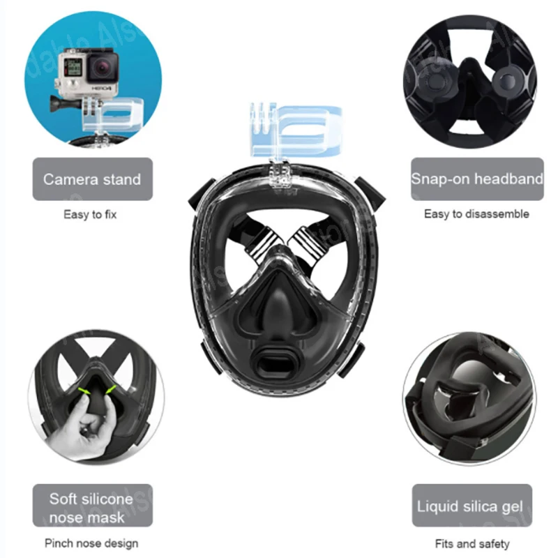 Оборудование для подводного плавания маска снаряжение дайвера мини-кислородный