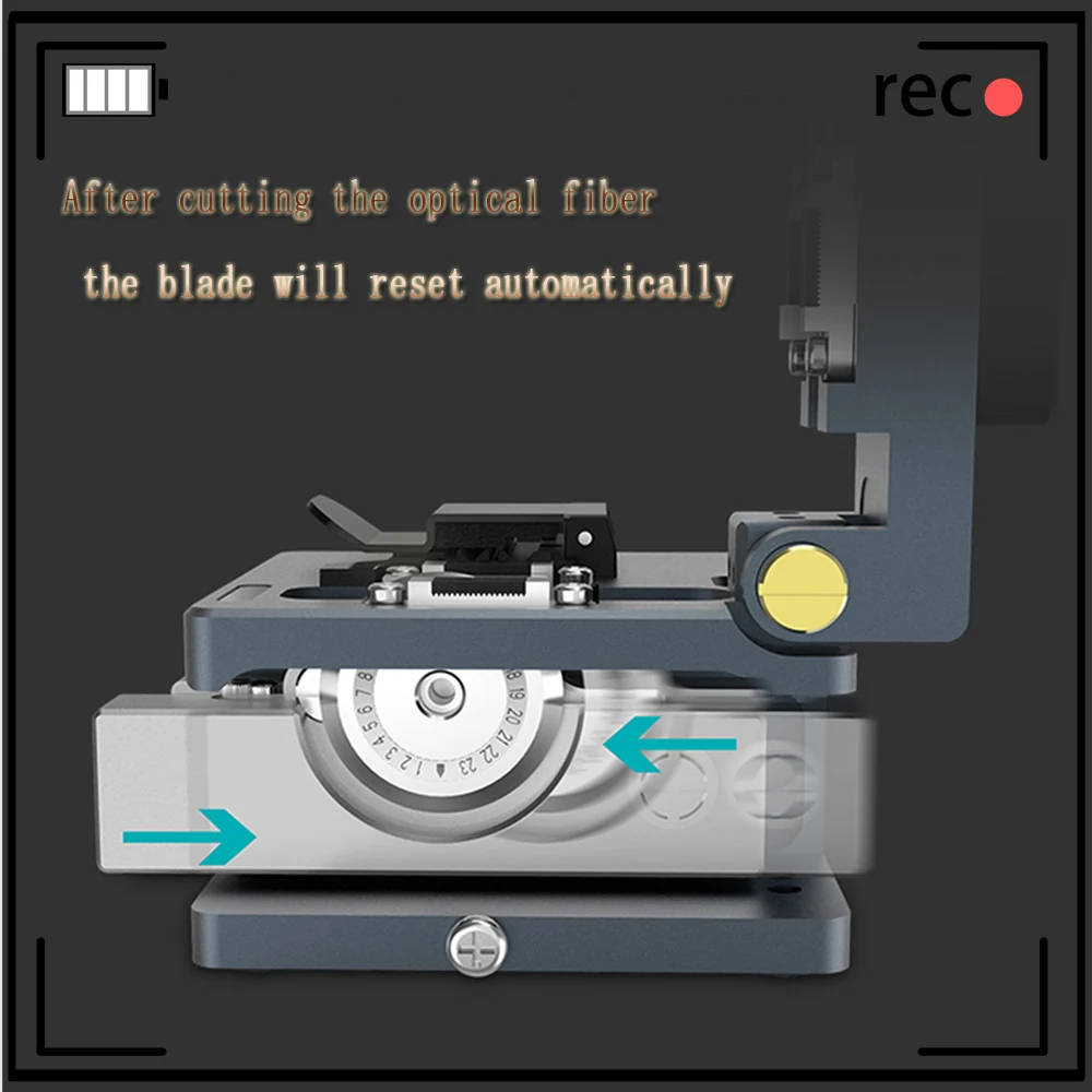 Free Shipping New Optical Fiber Cleaver FTTH Fusion Splicer Cutting Knife High Precision Fiber Cutter Tools with Scrap Collector