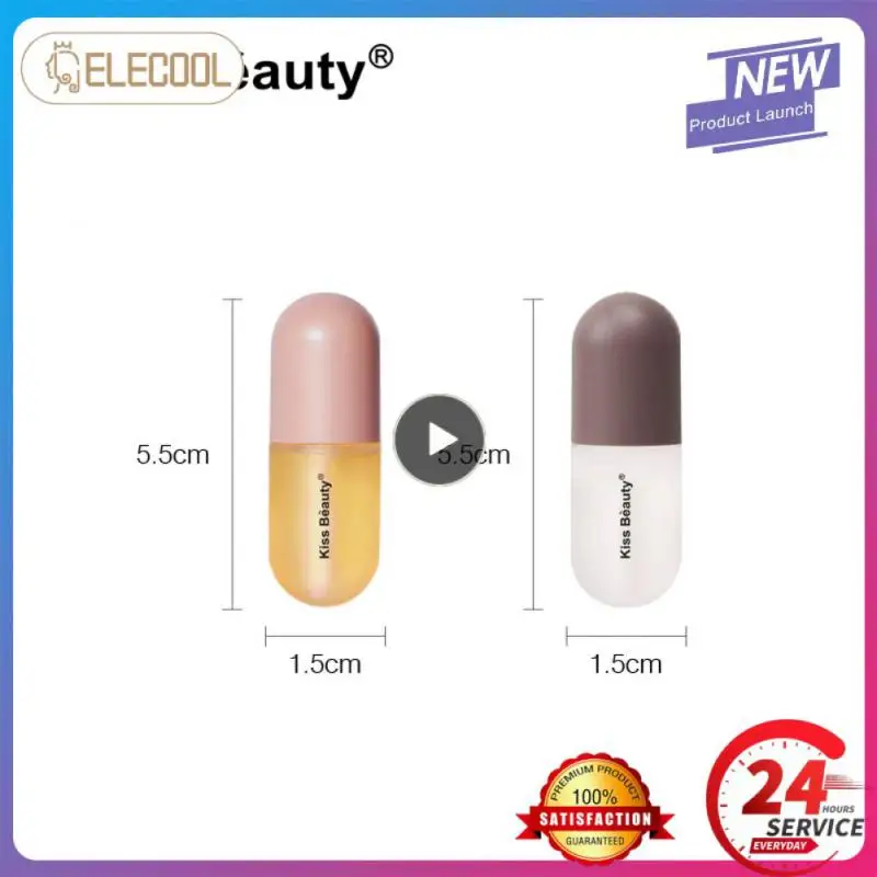 

Set Moisturizing Lip Oil Transparent Lip Gloss Lip Enhancer Lip Plumper Beauty Cosmetics Day Night Lip Care Oil Lip Plumping Oil