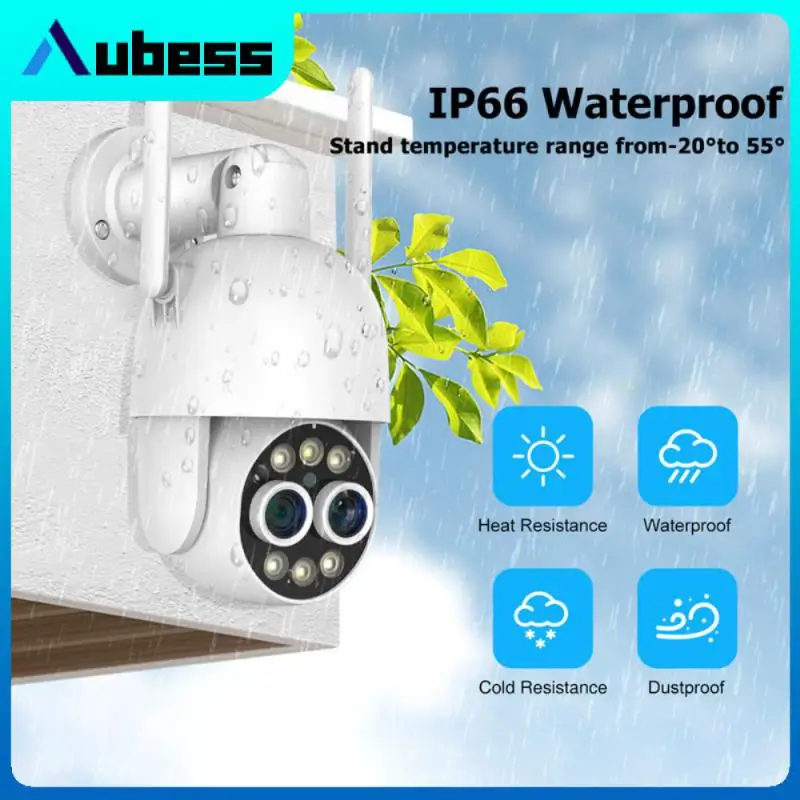 

Binocular Ball Machine Surveillance Camera Waterproof 4mp Security Camera 10x Zoom Night Vision Video Camera Ai Human Detection