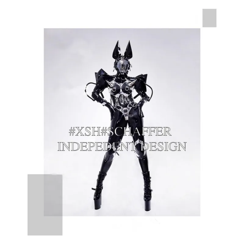 

Женское боди в стиле панк для костюмированной вечеринки