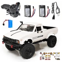 wpl c24 1 4wd 116 rc car 2 4g rc proportional control crawler off road car buggy with led head light kids battery powered rtr