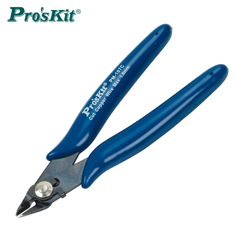 100% Original Pro'sKit PM-107F PM-107C Diagonal Pliers Electrician Precision Cutting Plier Stripping Tool