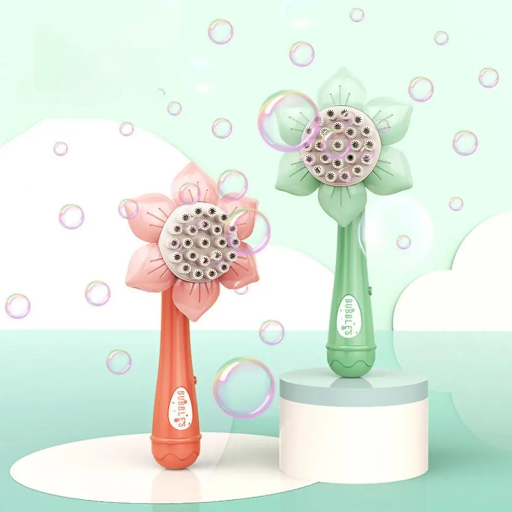 

Bubble Machine Toy Cute Mini Adorable Sunflower Windmill Bubble Stick for Summer Bubble Toy Bubble Machine