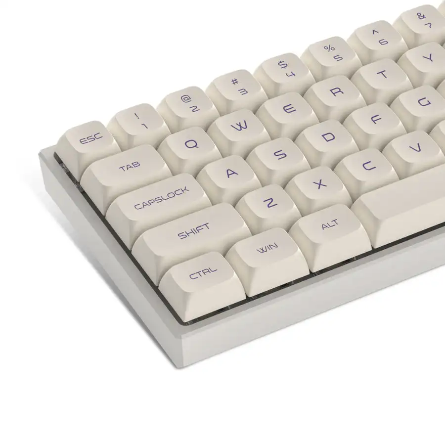

Колпачки для клавиш с 134 клавишами PBT, молочно-фиолетовый краситель-SUB XDA, английский профиль, персонализированные колпачки для клавиш Cherry MX, переключатель, игровая механическая клавиатура
