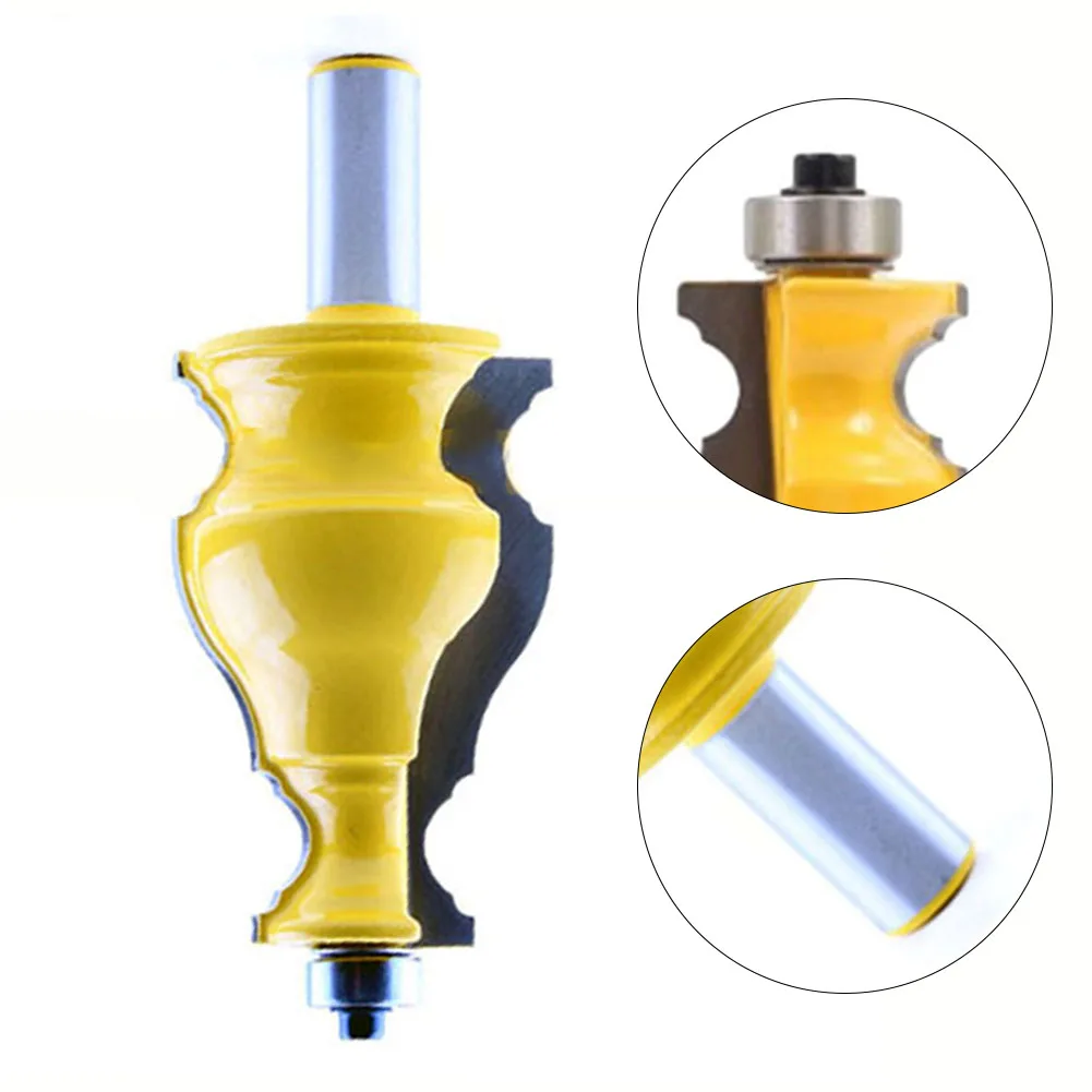 

Picture Frame Molding Router Bit 1/2'' Shank Elegant Picture Frame Molding Router Bit Door Woodworking Cutter Power Tools