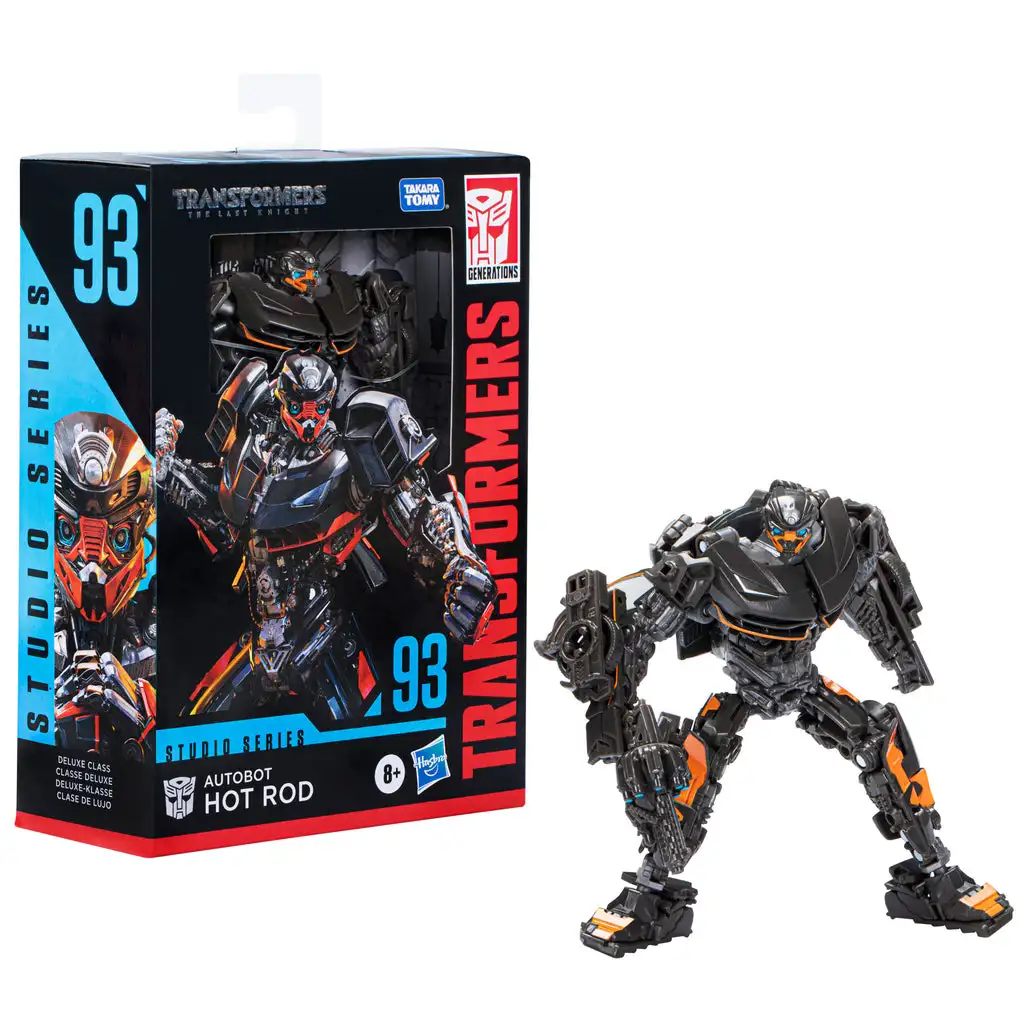 

Original Hasbro Transformers Studio Series 93 Deluxe Class Transformers: The Last Knight Autobot Hot Rod 4.5 Inch Action Figure