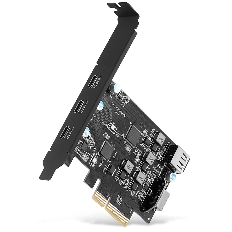

Плата расширения USB PCI-E к USB 3,2 Gen 5, с полосой пропускания 20 Гбит/с