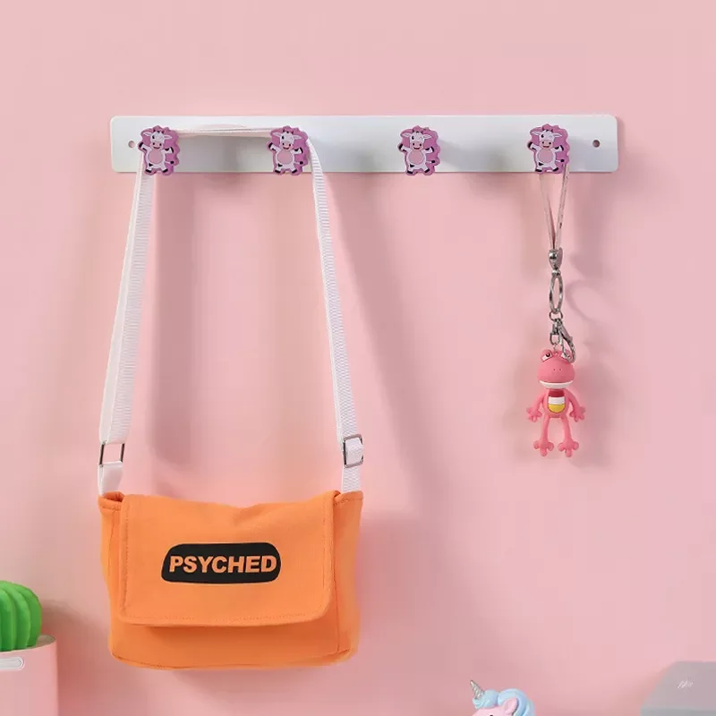 

Cute Cartoon Hooks Sticky Hook Home Decoration Accessories Key Holder Storage Rack Wall Shelf Room Organizer Clothes Hanger