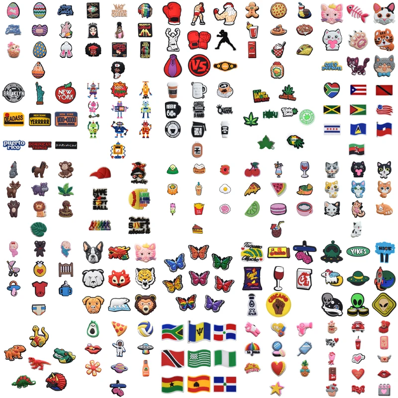 

Женские шармы в упаковке, аксессуары для обуви для мальчиков и девочек, шармы для обуви, украшения для детей, оптовая продажа, булавки, подарочный набор, дизайнерские джинсы