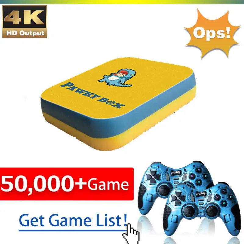 Retro Game Console 50000+ Super Console Boxhandheld Game Console For PS1/SMS/N64/PSP 4K Wifi TV Out Family Video Game Console