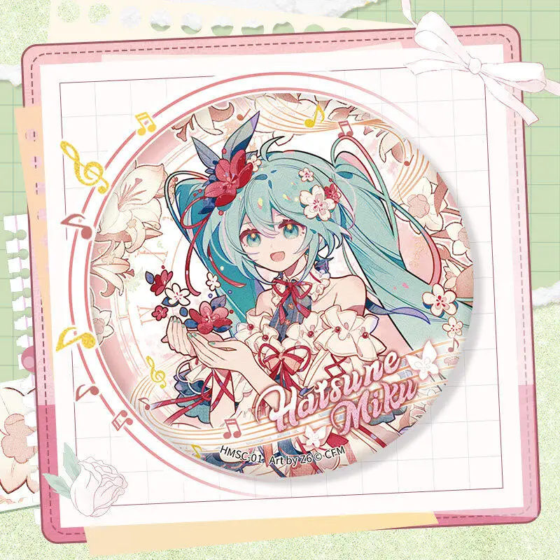 Фото Официальная серия значков Kayou Hatsune Miku Spring Concerto, подлинный аниме-мерч, коллекционный значок из жести, подарок для фанатов №2