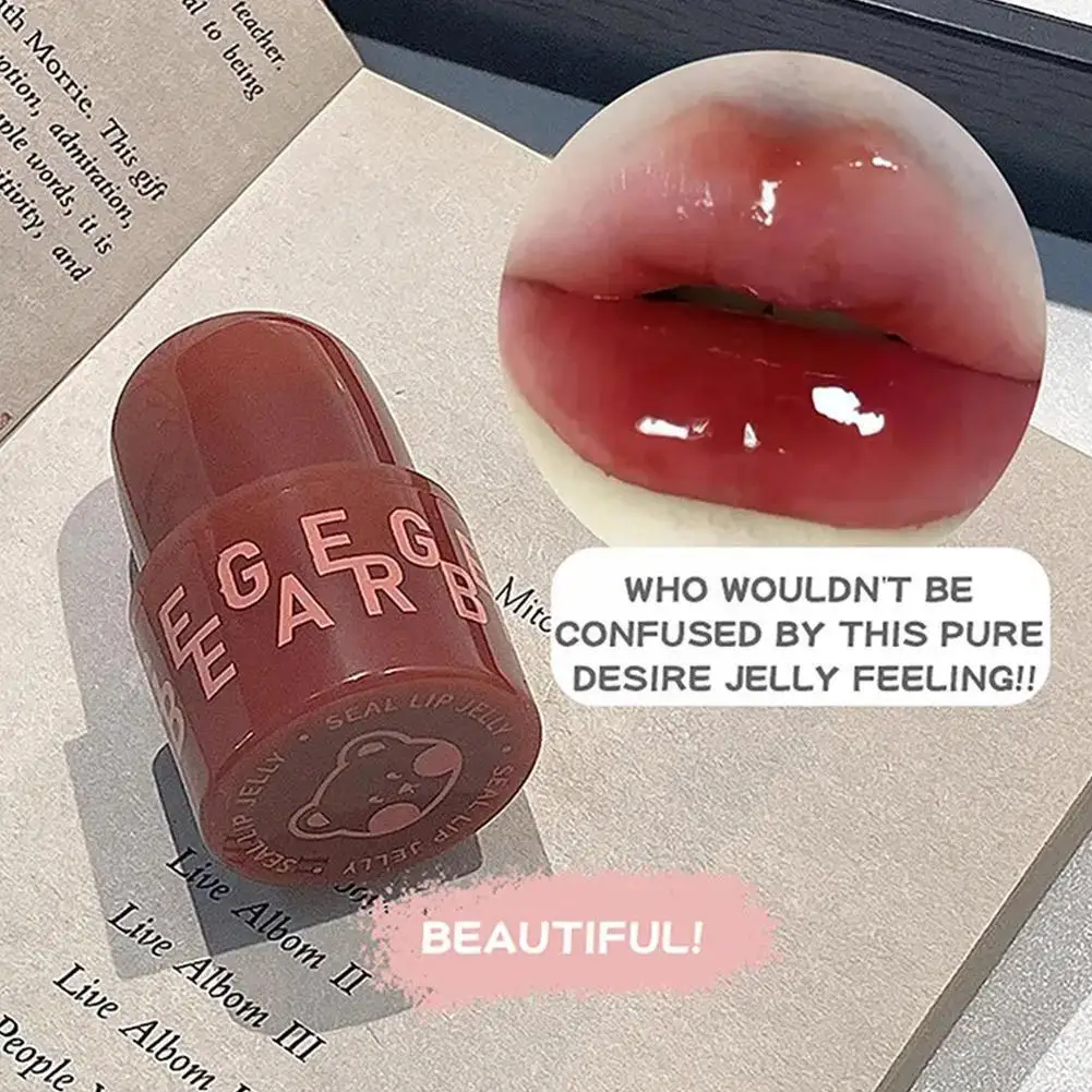 

Lip Frozen Water Light Mirror Lipstick Lip Gloss Waterproof Non-fading Moisturizing Glaze Lip Moisturizing Lasting Lip Jell J7K4