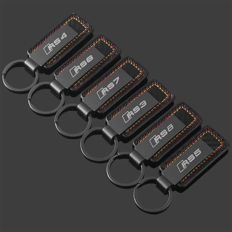 Кожаный Автомобильный брелок с логотипом для ключей подвеска аксессуары Audi S3 S4 S5