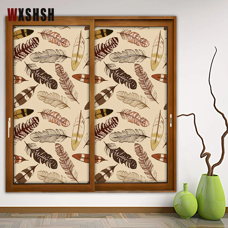 

Виниловое покрытие для окон, электростатическое покрытие из ПВХ, европейский стиль, водонепроницаемая декоративная Тонировочная пленка для окон для дома и офиса