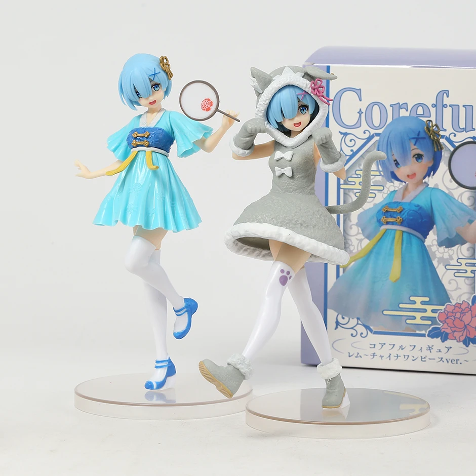

Rem Re:Zero Начальная жизнь в другом мире Puck образ Китай платье Ver Coreful фигурка модель игрушка украшение аниме фигурка подарок
