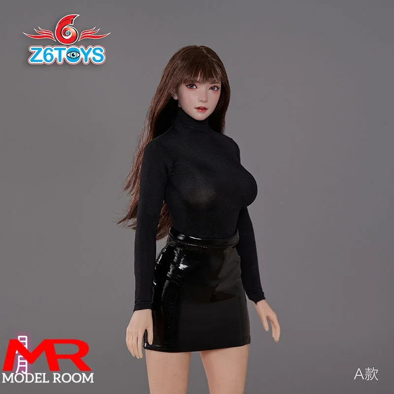 Фото Z6TOYS ZC016 1/6 Азиатская девушка Yueyue с подвижными глазами, голова, скульптура, резьба, модель, подходит для 12 дюймов, женская фигурка солдата, тело куклы №4