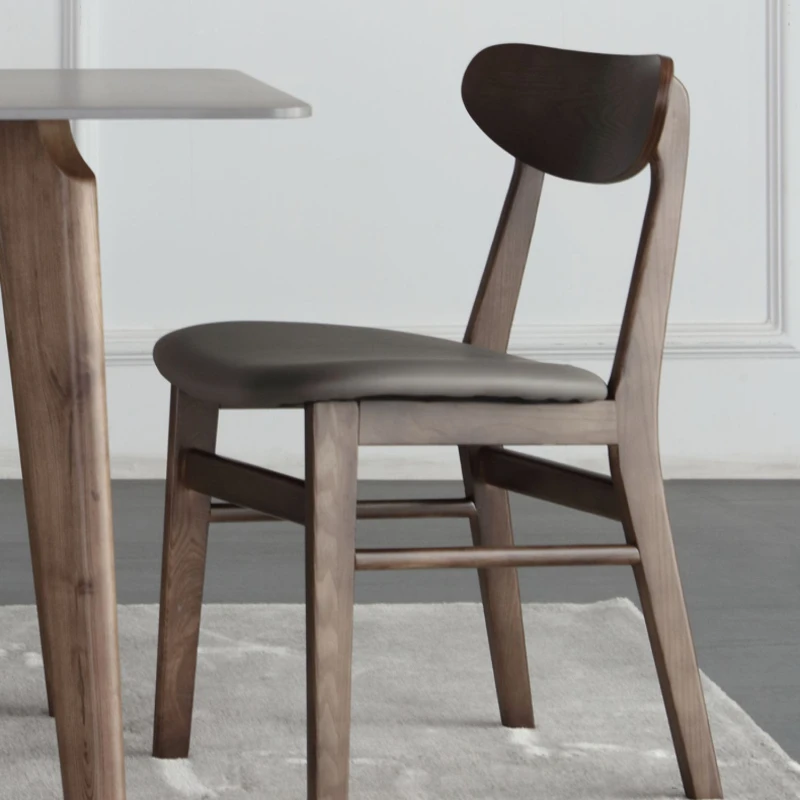 

Современный деревянный обеденный стул, простой роскошный эргономичный стул для ресторана, отеля, спальни, гостиной, домашняя мебель в скандинавском стиле