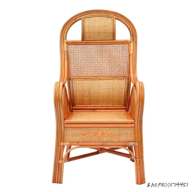 Ротанговый стул из натурального ротанга офисное кресло с защитой талии и шеи