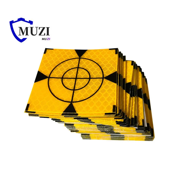 Светоотражающий лист для отображения географии желтые треугольные