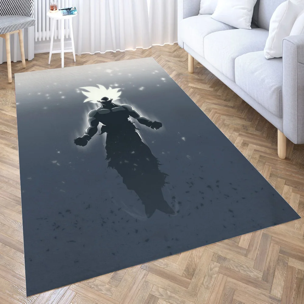 

Goku Ultra Instinct Area Rug for Living Room Floor Mat Carpet for Bedroom Bedside Entrance Doormat Anti-slip Home Decor