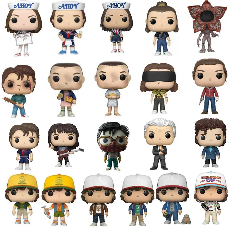 

Stranger Things Character 10cm Action Figure Toys Vinyl Dolls for Collection Bookshelf Decor Cute Doll Gift For Children