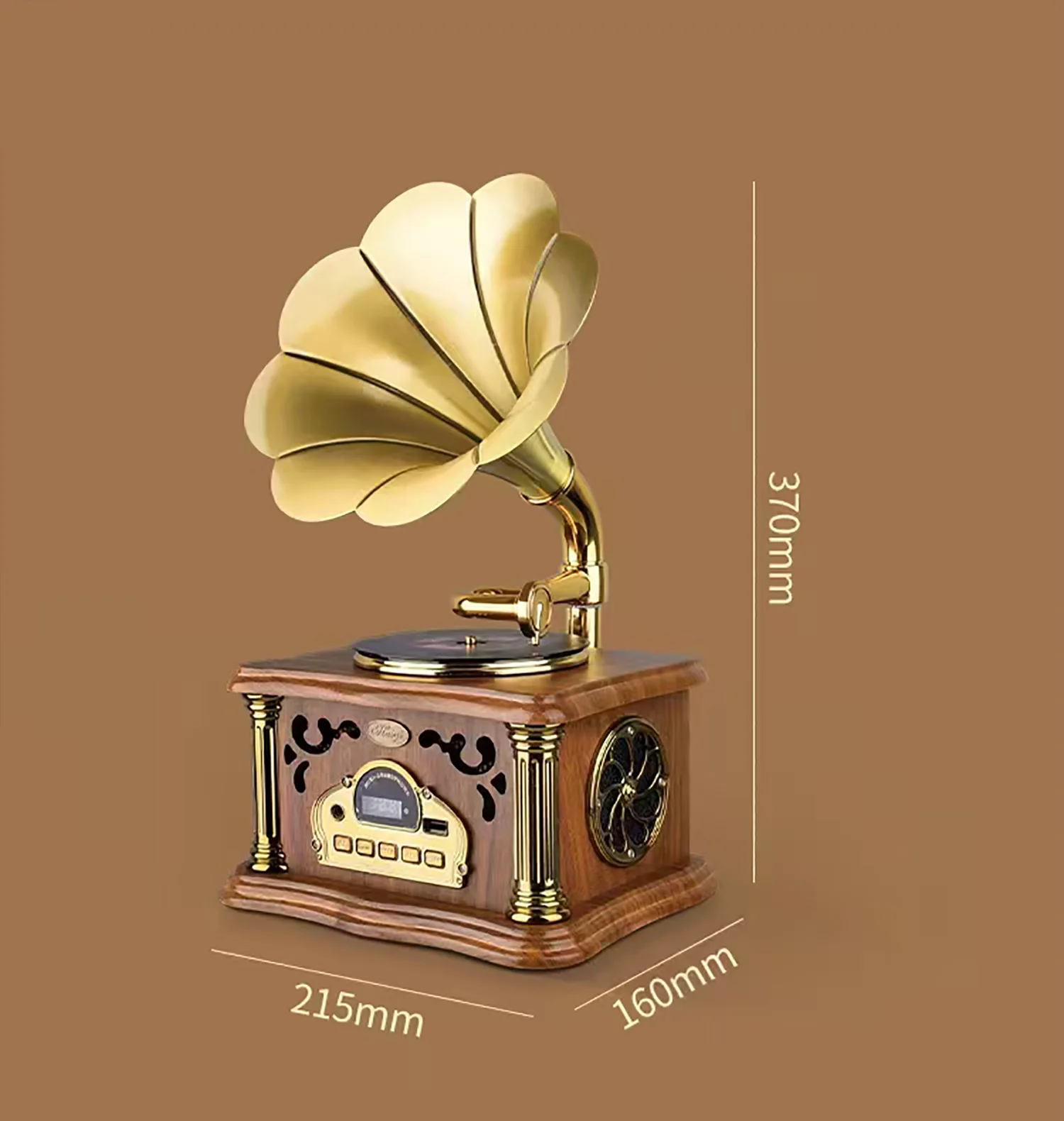 GAS-RD82 виниловый проигрыватель дизайн мини-фонограф ретро Bluetooth-динамик украшение