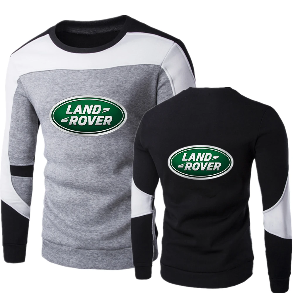 

LAND ROVER NEW Fashion Brand Quality Men's Crew Neck Athleisure Colorblock Sweater Men's Long Sleeve op
