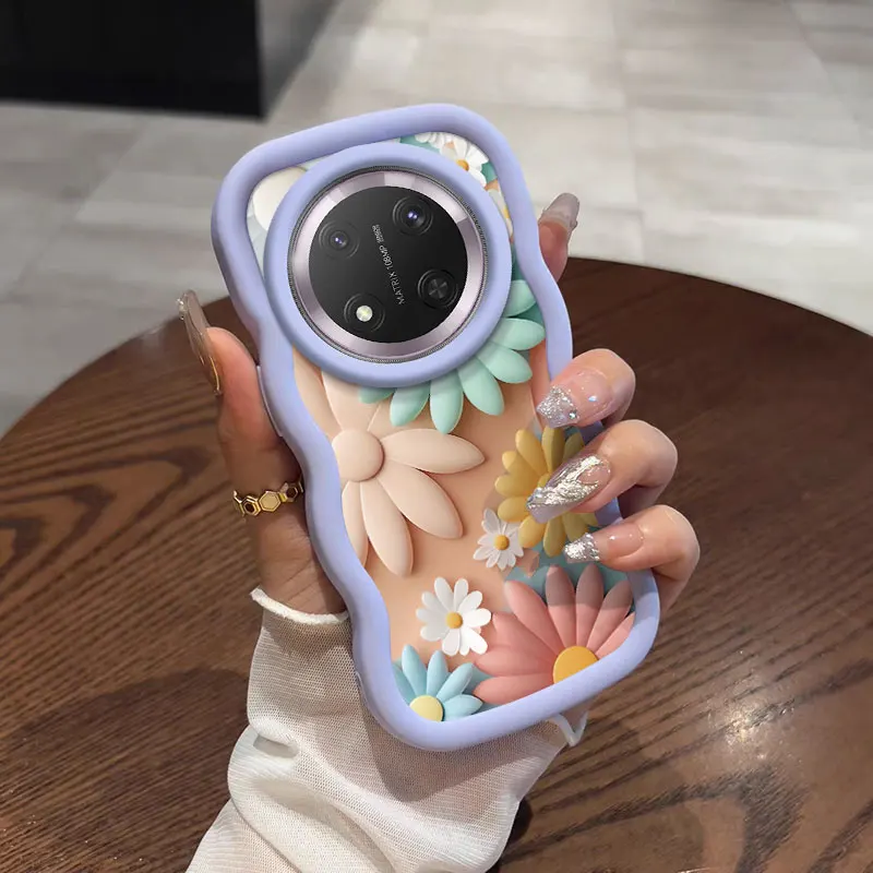 Фото Красочная защита лепестков для Magic 7 Lite, модный гибкий чехол с элегантным чехлом для Magic Honor X 9 6 400 5 200 7 90 8 Lite №4
