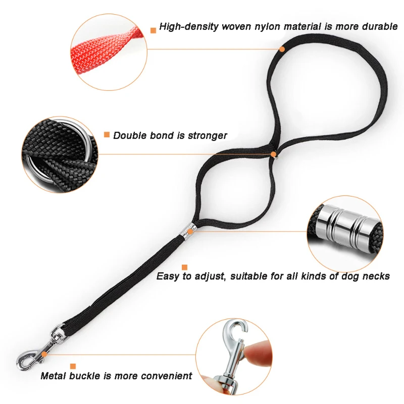 Ошейник для собак петли ухода за питомцами безопасная веревка поводки