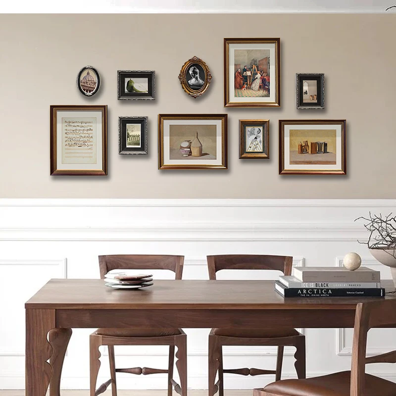 

Personalized Gift Frame Photo Canvas Paintings Art Polaroid Frame Photo Wooden Display Cadre Mural Table Decoration Accessories
