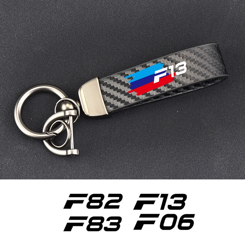

Car Emblem Leather Key Chain For Bmw F93 F92 F91 F87 F82 F83 F13 F12 F11 F10 F06 Key Chain Keyrings Keychain Auto Accessories