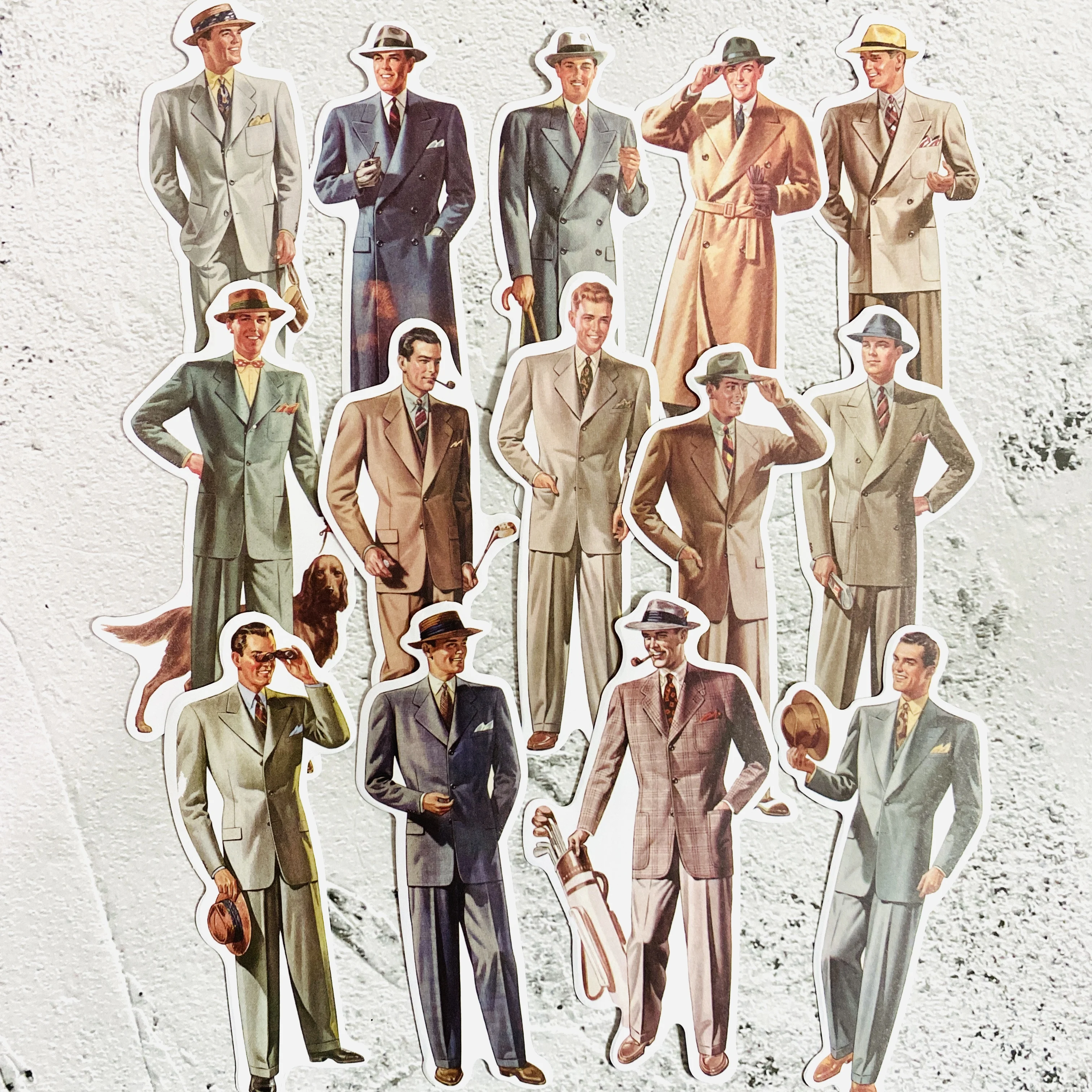 14 шт. винтажный джентльменский дневник колледж телефонный альбом счастливый