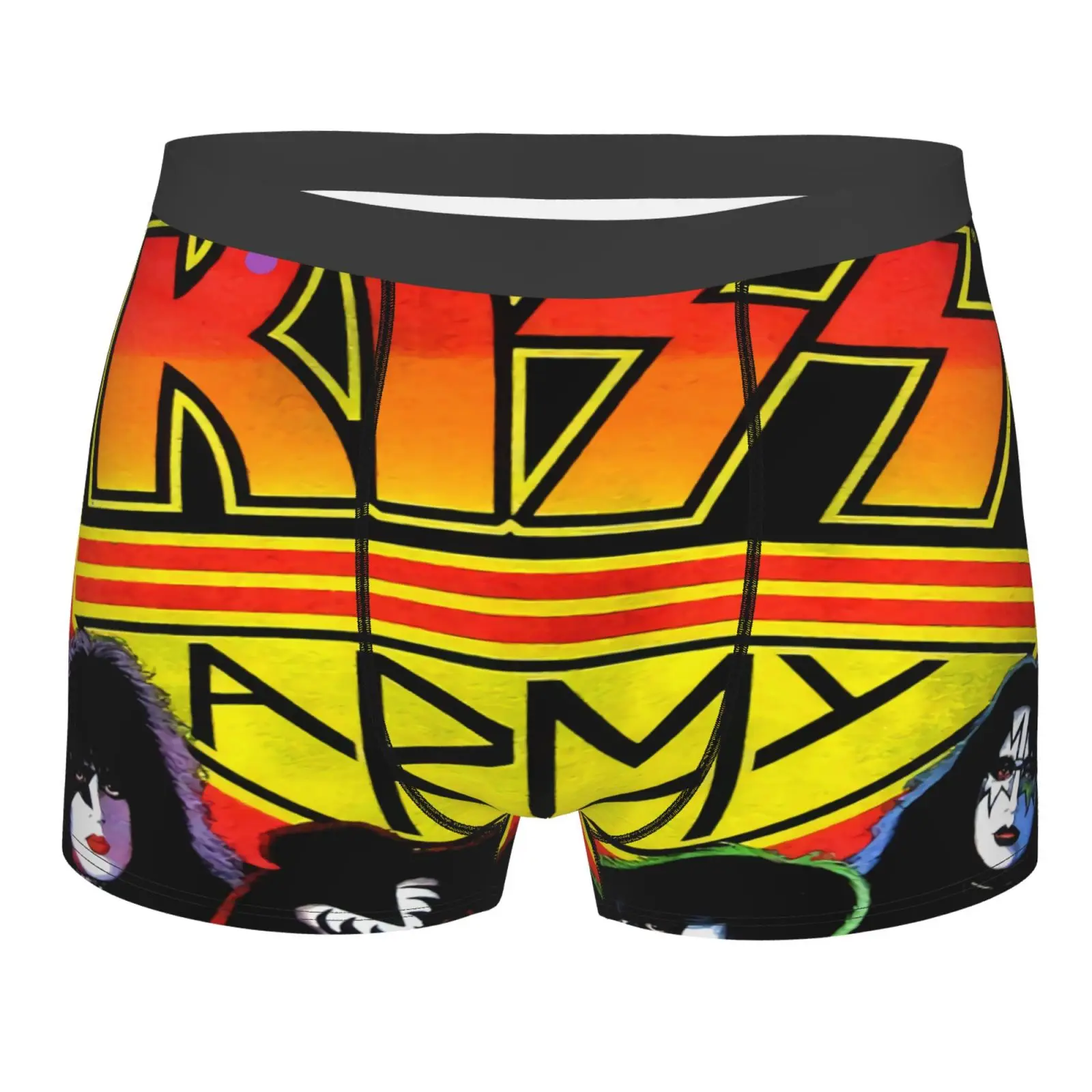 

Kiss Army Lights Makeup On Stage Men's Panties Underwear Boxershorts Men White If U Dare Ware Mens Designer Men's Sexy Panties