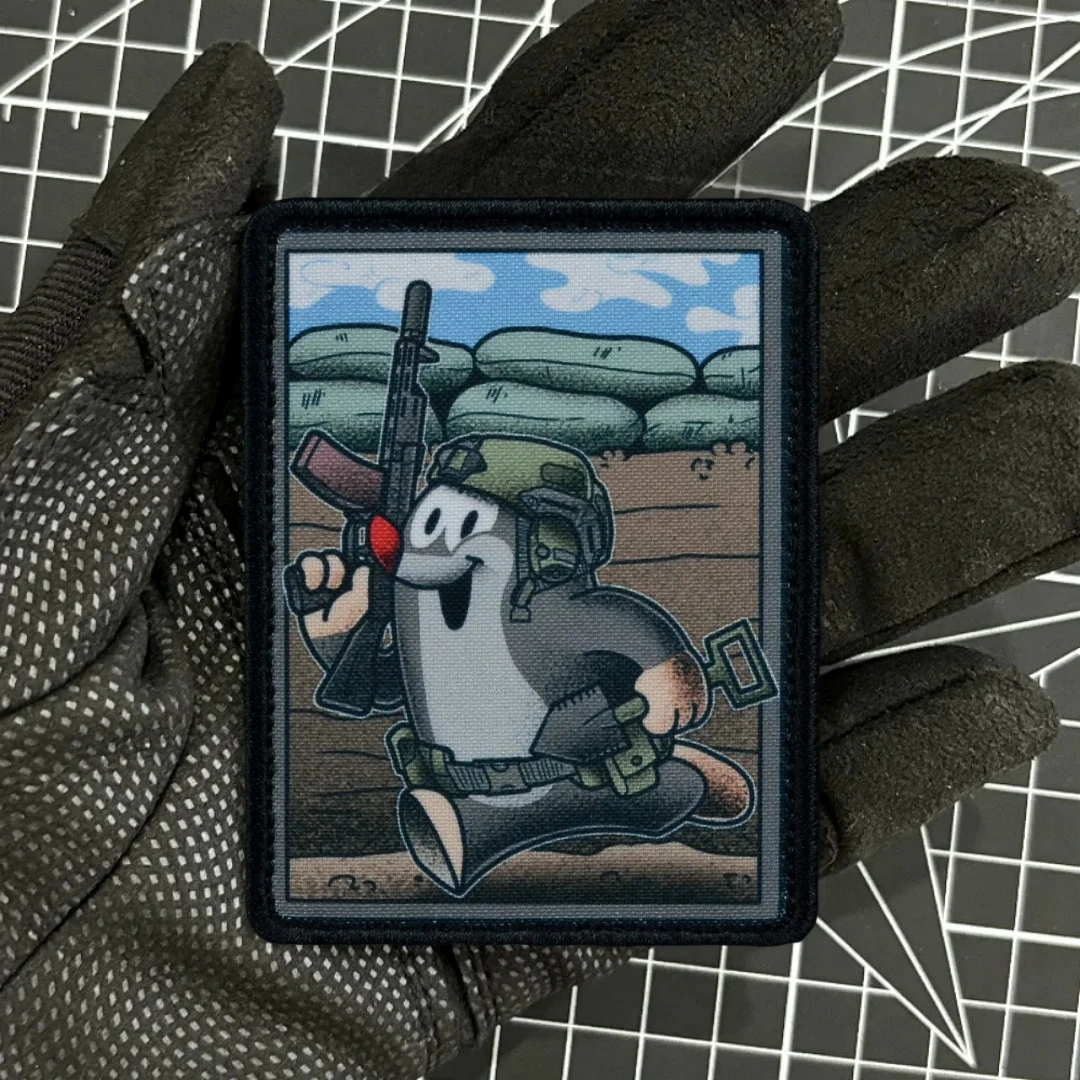 Krtek Mole Operator тактический значок морали нашивка военная армейская повязка на руку