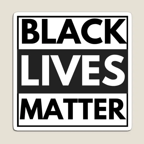 

Black Lives Matter Magnet Funny Toy Holder Kids Magnetic Children Refrigerator Home Cute Decor Colorful Baby Stickers